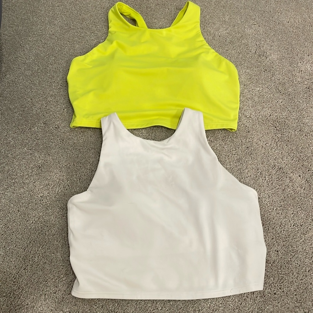 Athleta sports bras / swim tops